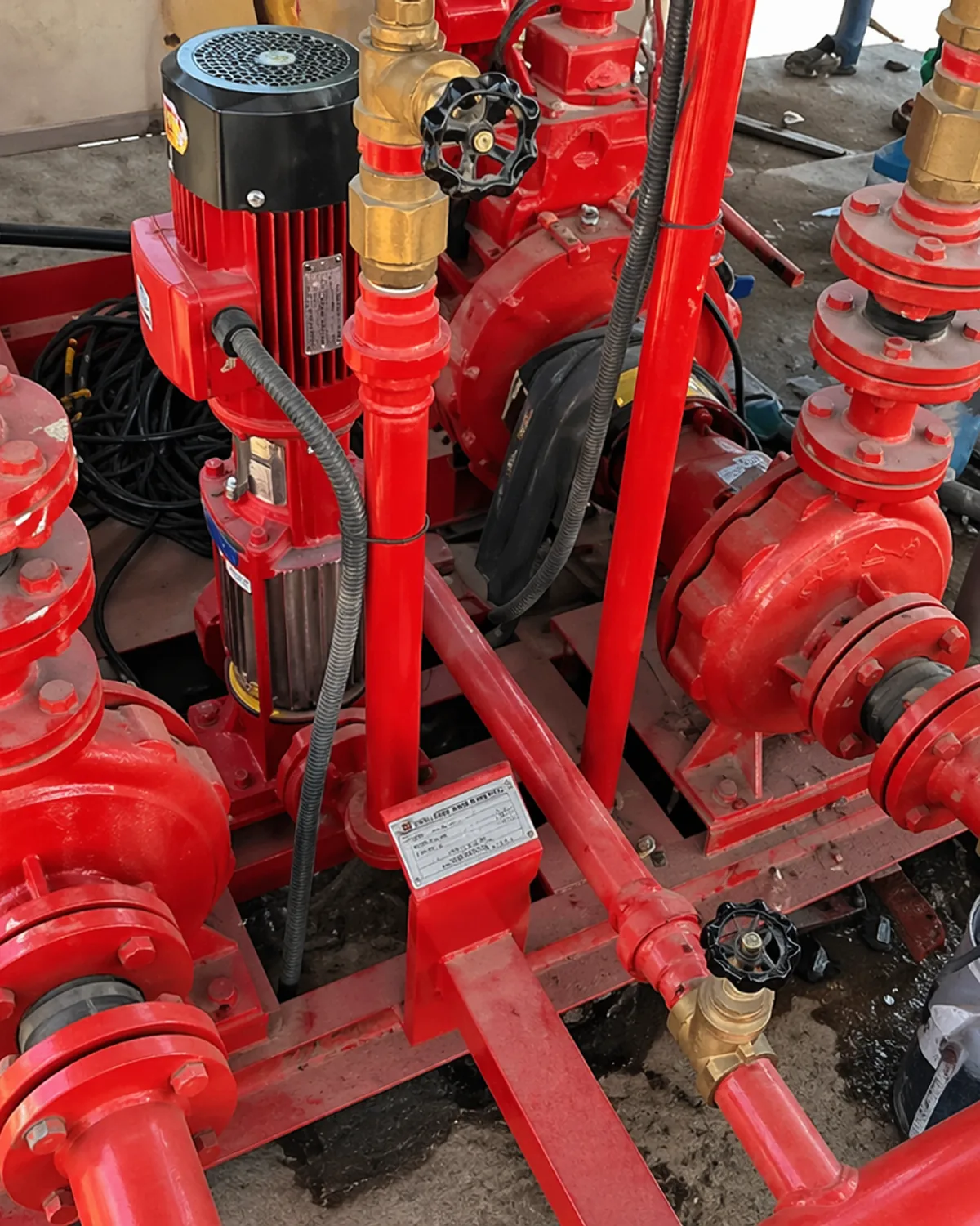 Heavy-duty fire suppression pump system